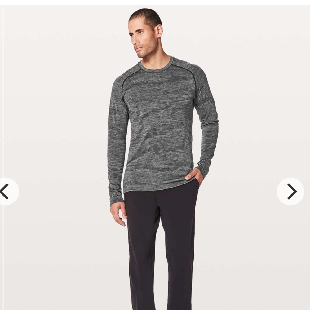 Lululemon Mens Metal Vent Tech Long Sleeved Shirt